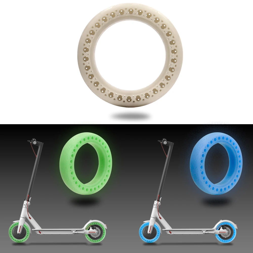 

Ночная флуоресцентная шина сотовая Резина твердая светящаяся шина бескамерная шина для электросамоката Xiaomi Mijia M365 Pro