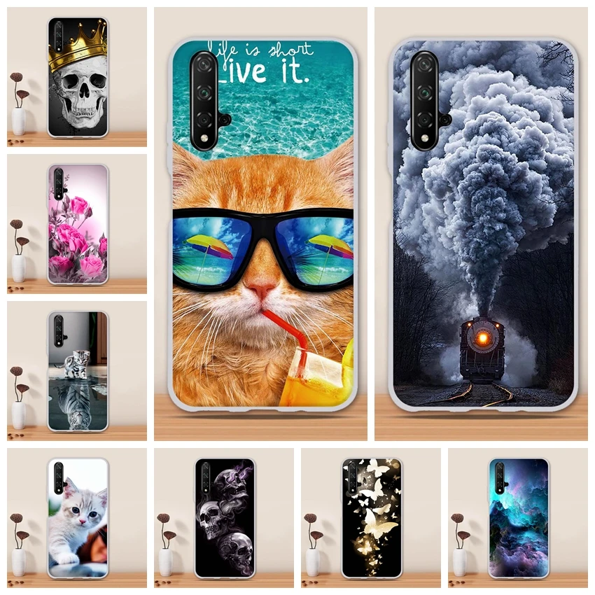 Case for Huawei Honor 20 / Nova 5T 6.26&quot Silicone Soft TPU Phone Cover Funda Coque Capa Bumper Protective | Мобильные телефоны