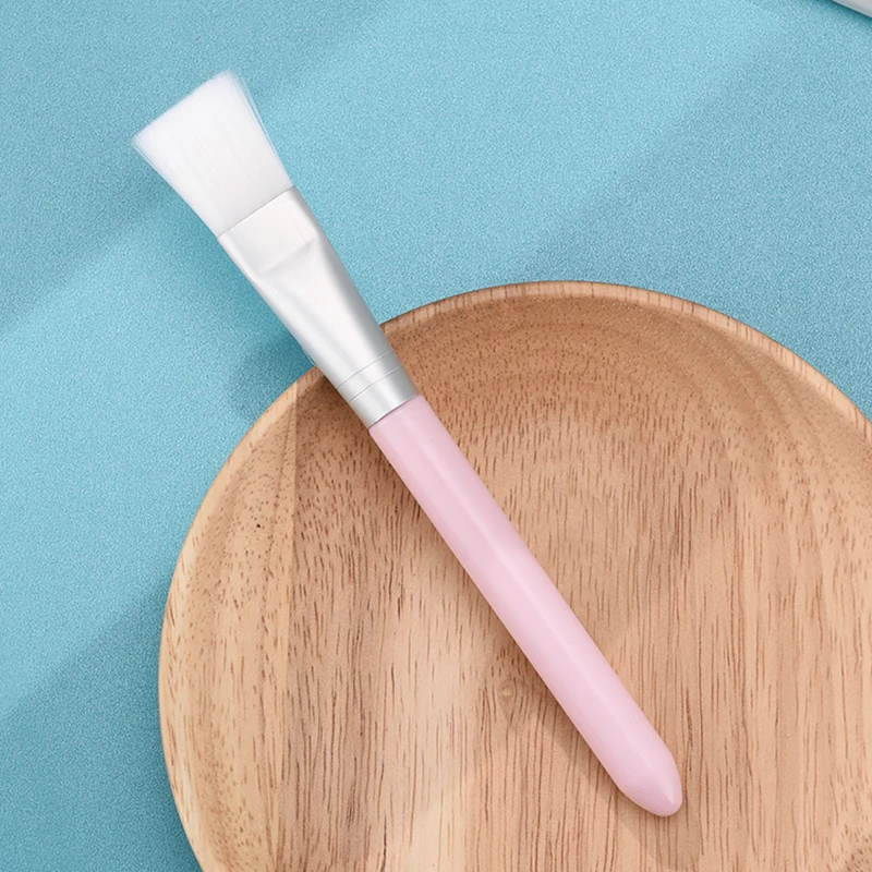 Hair Brush Pink ABBO AMMO, 2 типа, профессиональная маска для лица, щетка, силиконовая маска, щетка для ухода за кожей, маска для волос, кисти, сделай сам, косметические инструменты, наборы - Цвет: Hair Brush Pink