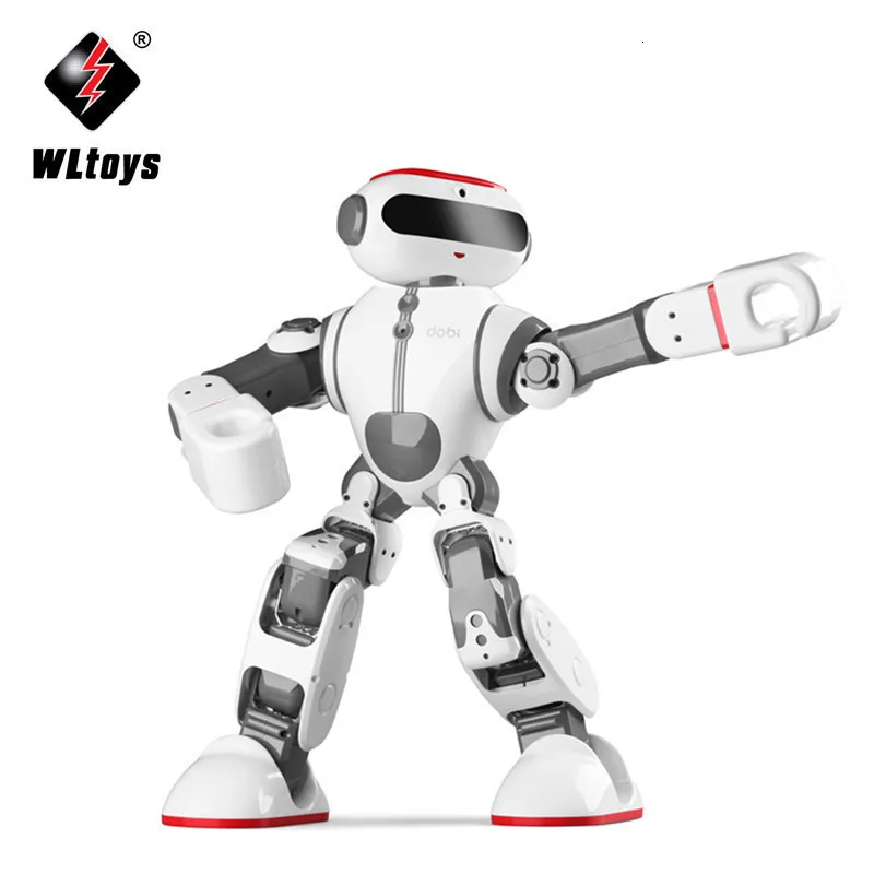 WLtoys F8 Dobi робот-игрушка с дистанционным управлением телефон управление Танцующая история ходьба Интеллектуальный Робот Игрушка развивающая смарт-игрушка