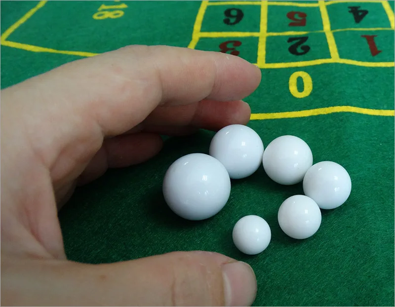 3 шт./лот акриловая рулетка мяч для рулетки игры казино 6 размеров 12mm 14mm 16mm 18mm 20mm