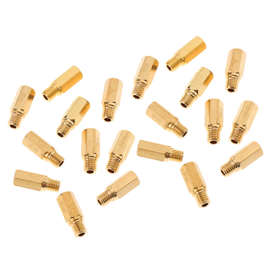20x Injector Nozzles for PWK KOSO KEIHIN OKO Carb, Main jets 100 105 108 110 115 120 125 130 135 140