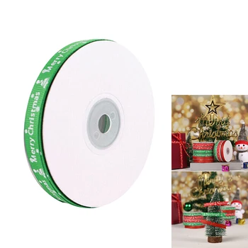 

Xmas Ribbon Craft 25Yards Christmas Ribbons Snowflakes Ribbon Wrapping