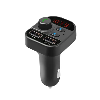 

MP3 Player FM Transmitter In Car Portable TF Card Radio Adapter Audio Wireless Bluetooth Call Music USB Charger Hands Free