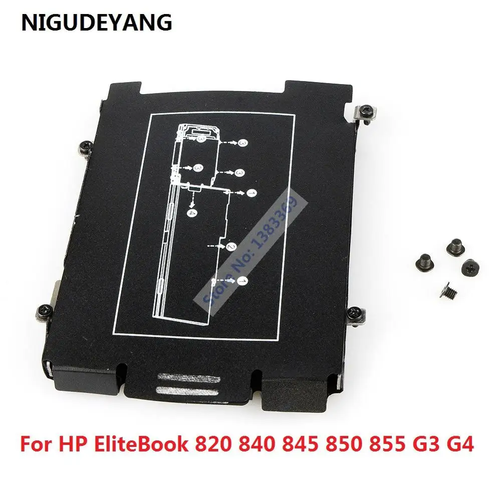 NIGUDEYANG Новинка для HP EliteBook 820 840 845 850 855 G3 G4 SATA HDD SSD 2,5 кронштейн для жесткого диска Рамка разъем питания постоянного тока для hp elitebook 820 840 850 g3 разъем зарядного порта