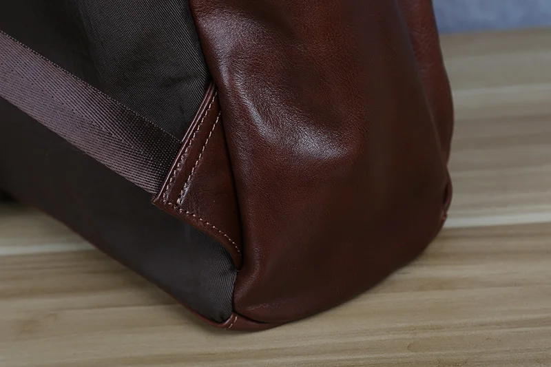 Ретро кожаный мужской рюкзак, замшевый кожаный мужской рюкзак для путешествий, большая вместительность, повседневная простая сумка, бизнес сумка для компьютера, рюкзаки