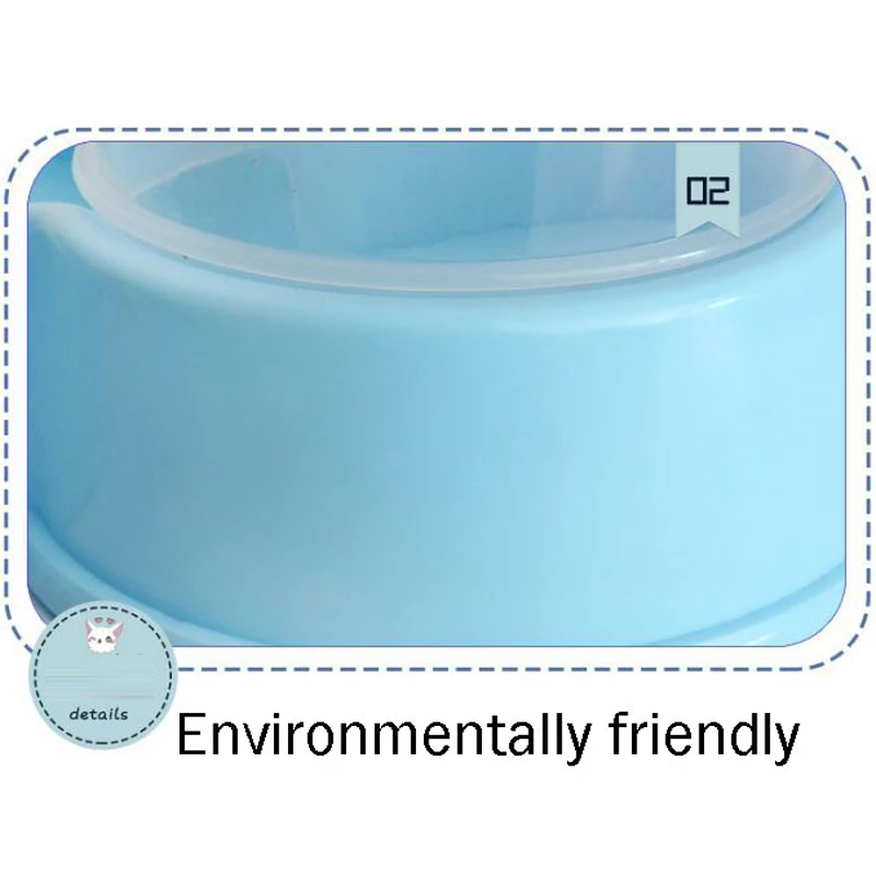 Автоматическая миска для кормления домашних животных пластиковая кормушка