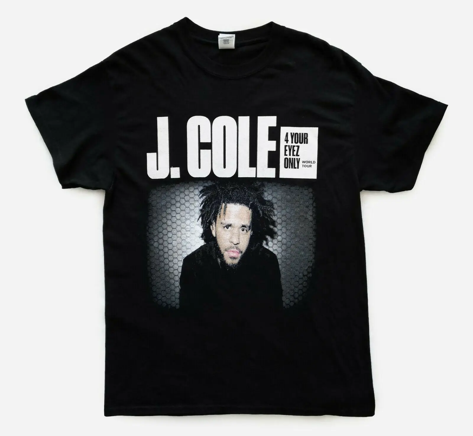 J Cole T Shirt 4 Your Eyez Only Tour Dreamville Merch Rap Hip Hop Black Size S-3XL O-Neck Sunlight Men T-Shirt top tee |