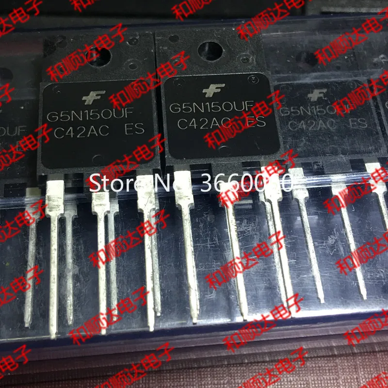 5 шт./лот SGF5N150UF G5N150UF TO-3PF 1500V 5A