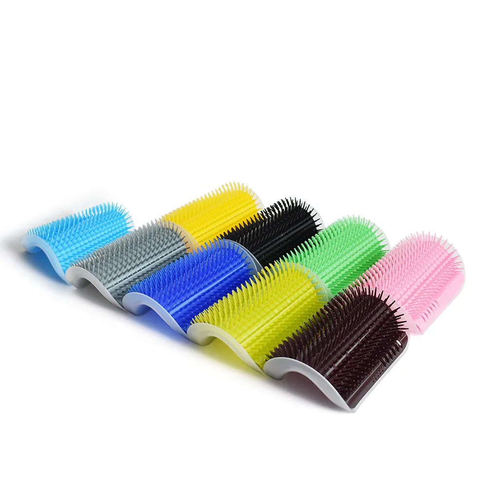 Pet Cat Self Groomer With Device Comb Shedding Massage Catnip Cats Removal Hair Trimming Grooming Hair Tool For Dog Brush Cat