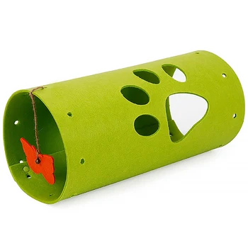 

Foldable DIY Cat Playing Tunnel Rolling Toy Pet Supplies for Cat Kitten Collapsible Crinkle Cat Playing Tunnel Toy