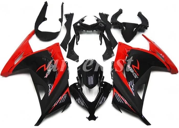 

Injection Mold New ABS Motorcycle Fairings Kit Fit for Kawasaki Ninja300 ZX300R EX300 300R 2013 2014 2015 2016 Red black glossy