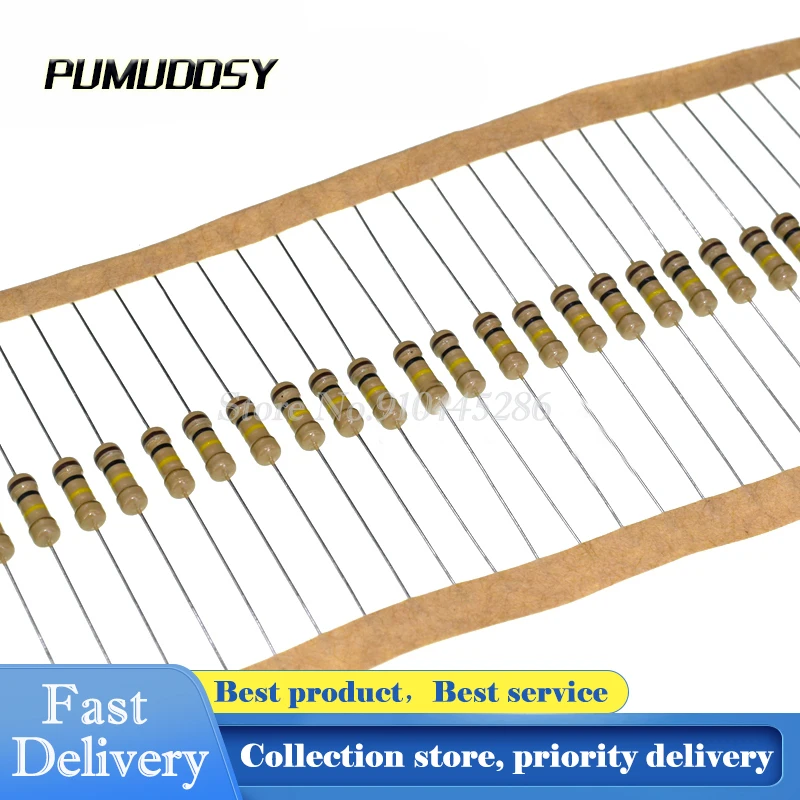 100PCS/LOT 1/6w Color Ring Resistance 10R ohm 1/6W Carbon Film Resistor 5% Error 10 | Электронные компоненты и