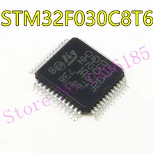 Microcontrôleur STM32F030C8T6 STM32F030, 32 bits, 48MHZ, puce IC LQFP-48, 1 pièce/lot