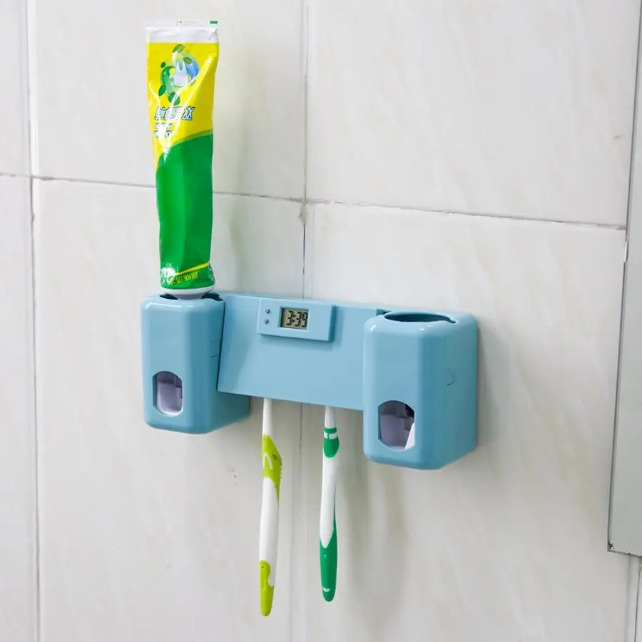 Автоматические соковыжималки для зубной пасты Авто 2 дозатор + 5 настенная