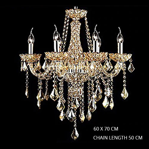 Modern Crystal Chadnelier for Kitchen Bar Dining room luster crystal Luxury Luminaire Red White Black Chandelier - Цвет абажура: cognac crystal 2