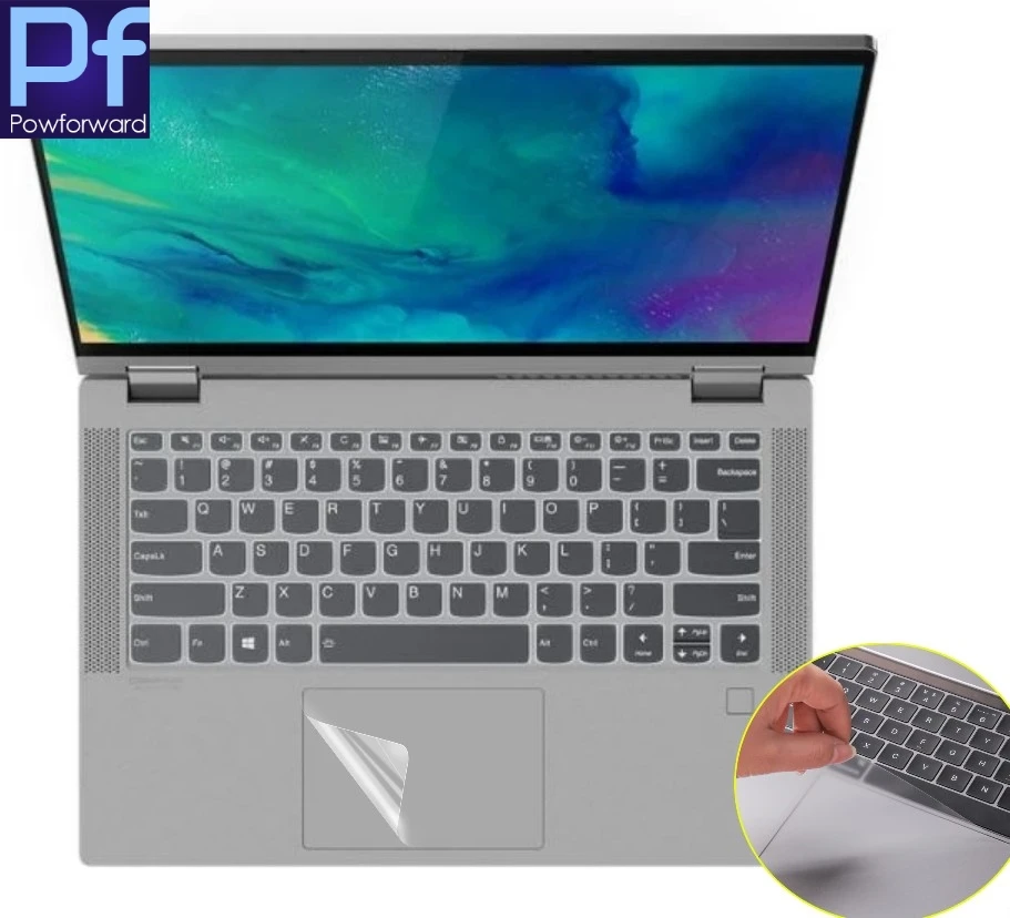 AirGlass Dureza Extrema BROTECT Protector Pantalla Cristal Compatible con Lenovo IdeaPad Flex 5 14ARE05 Protector Pantalla Vidrio Anti-Huellas