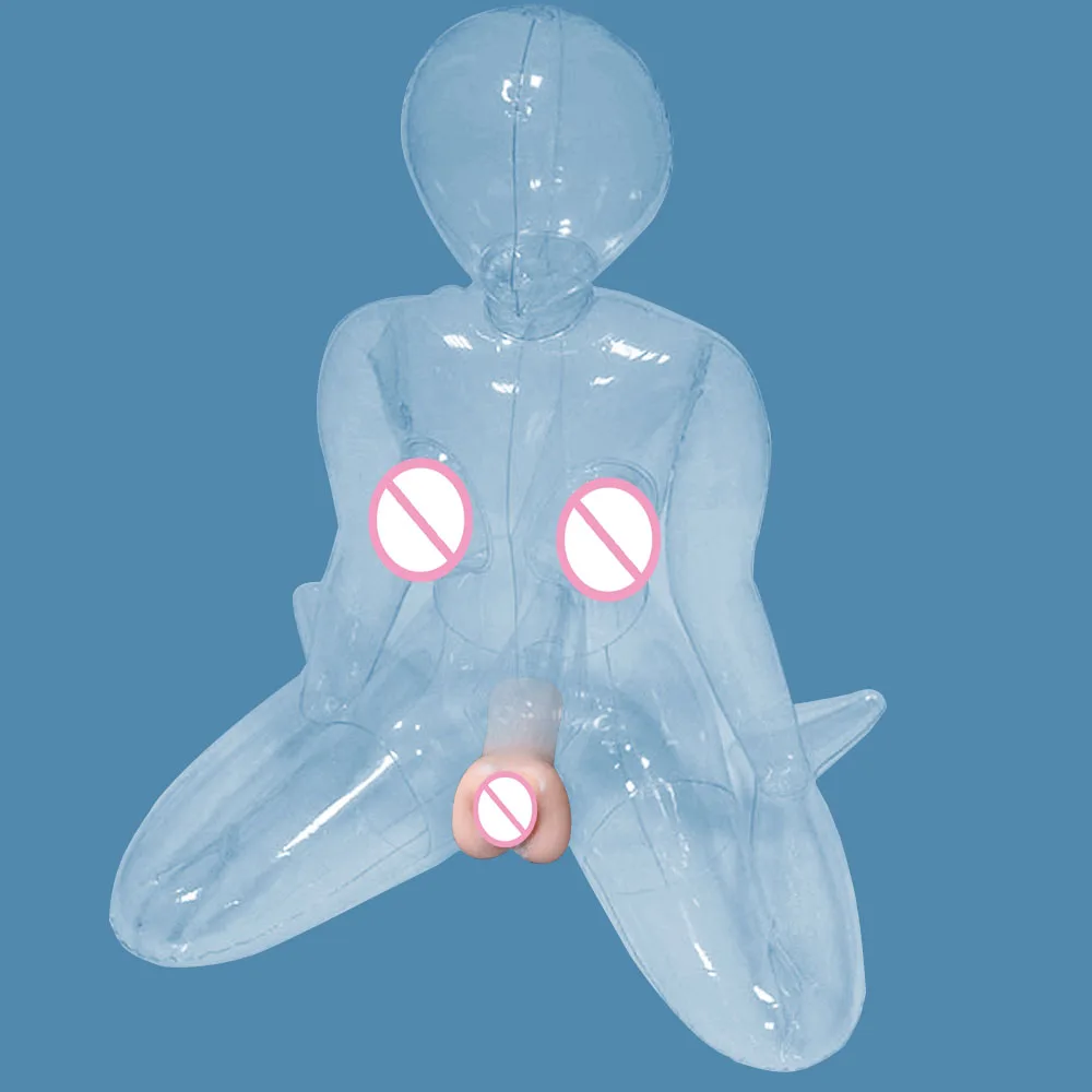 Transparent Sexdolls Inflatable Doll Toys Male Masturbator Sex Toy for Men Shop For Adults Realistic Vagina Erotic Sextoy | Красота и