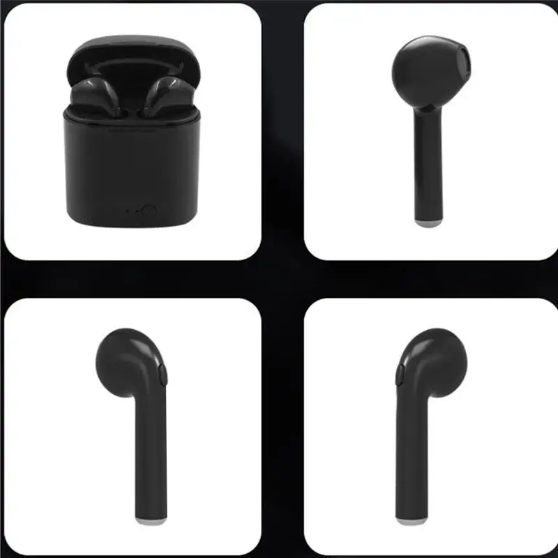 I7s TWS Bluetooth наушники, беспроводные наушники, спортивные наушники с громкой связью, беспроводная гарнитура с зарядным устройством для iPhone, HUAWEI, Xiaomi
