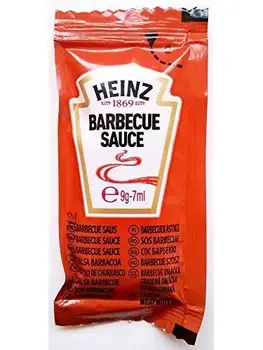 

100 Heinz Sauce BBQ Sachets individuels
