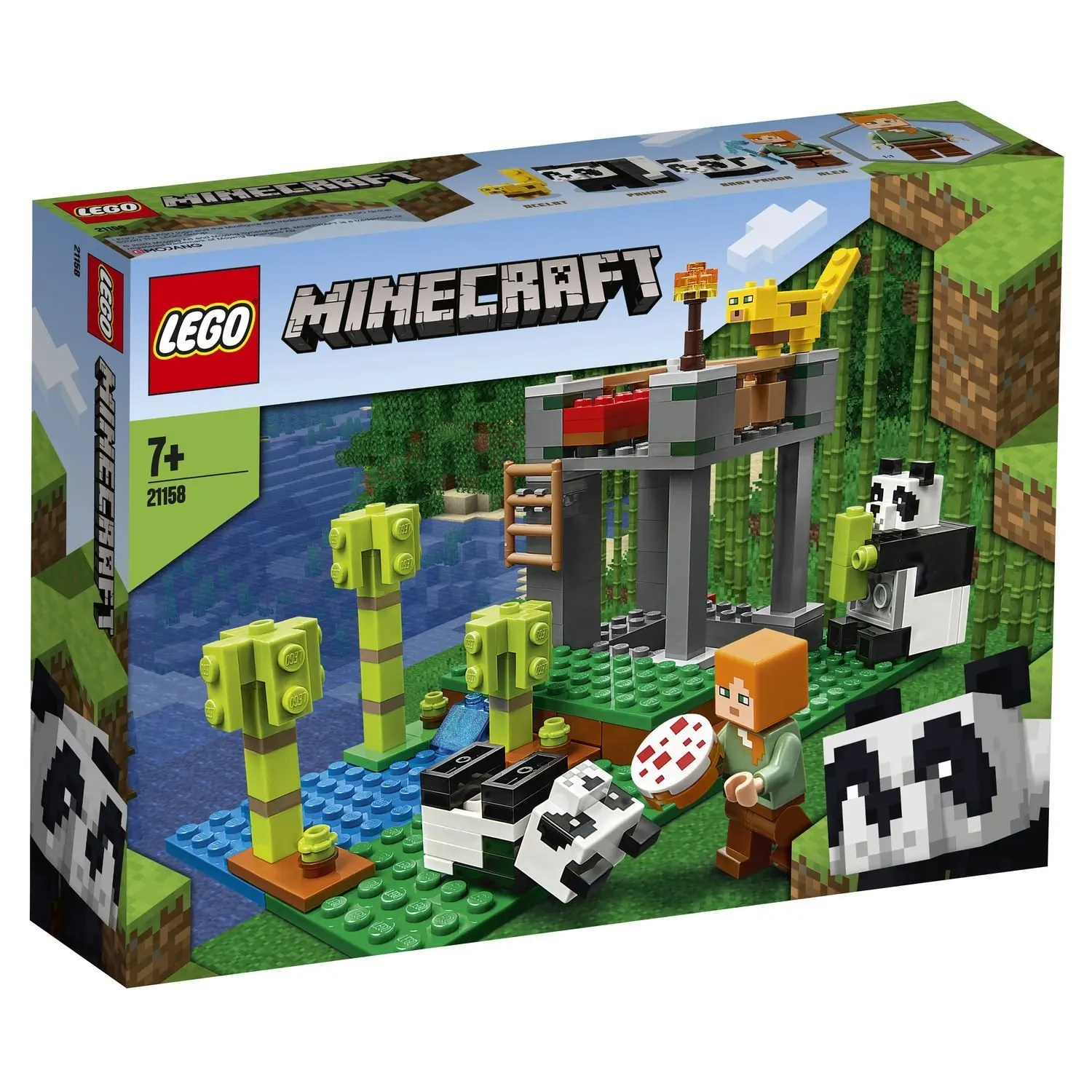 Designer Lego Lego Minecraft kennel panda 21158 Designer Lego Lego Minecraft kennel panda 21158