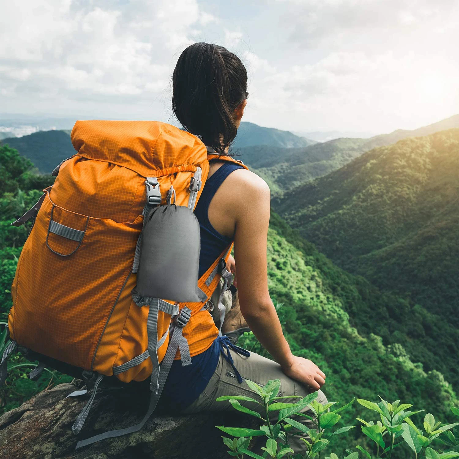 Portable Camping Hammock,Double Hanging Bed,Lightweight Nylon Parachute Hammock, Outdoor Survival Travel Leisure Sleeping