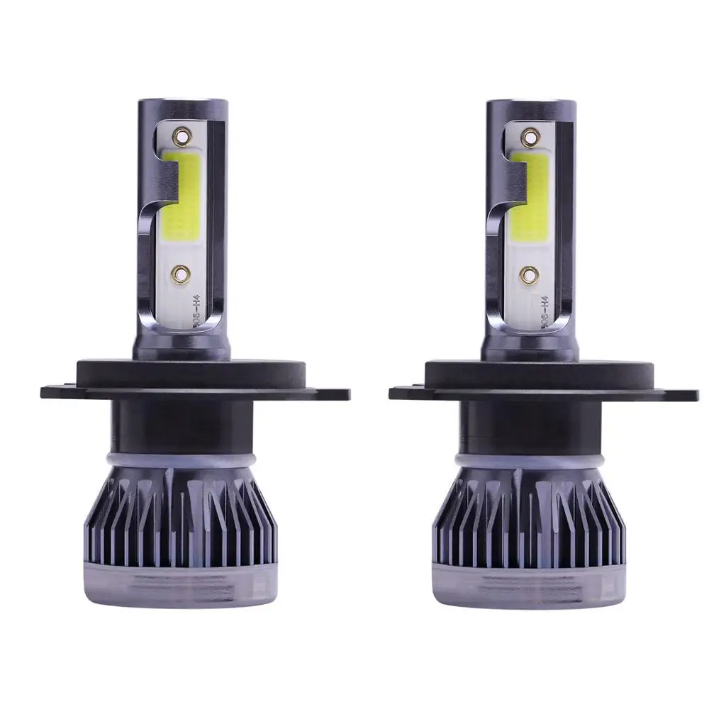 2Pcs Mini H4 H7 LED Car Headlight Kit 6000K 3000K 8000K 80W 12000LM H1 H11 9005 HB3 9006 HB4 H8 H9 12000K Bulbs Car Accessories