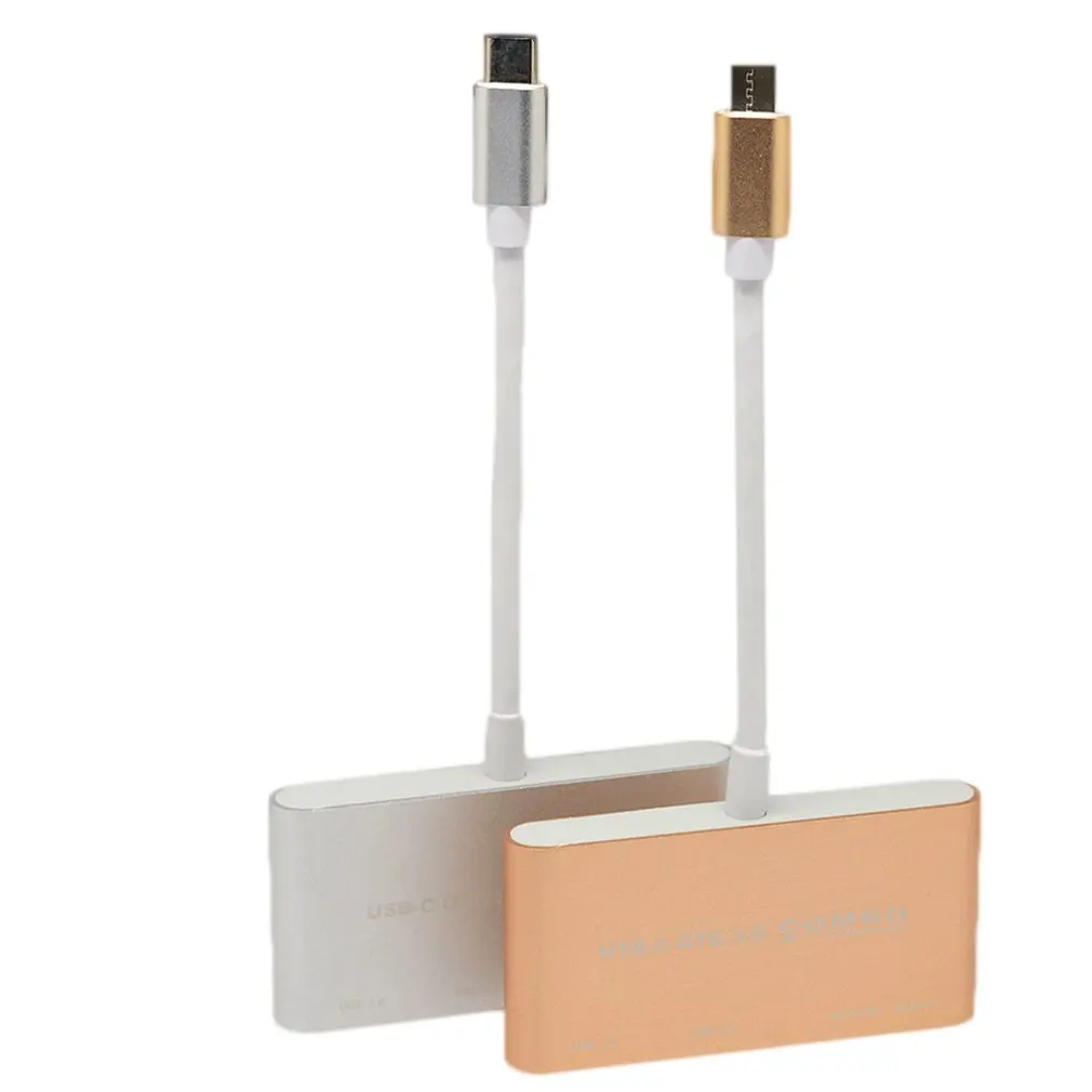 Тип-c OTG 3,0 концентратор кард-ридер USB 3,1 тип-c к USB3.0 концентратор TF кард-ридер адаптер конвертер