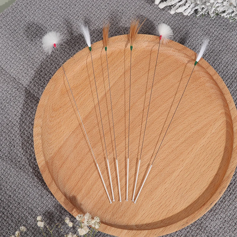 10Pcs Gans Feder Earpick Wachs Entferner Curette Ohr Dig Werkzeug Löffel Reiniger Stick – Detail 16