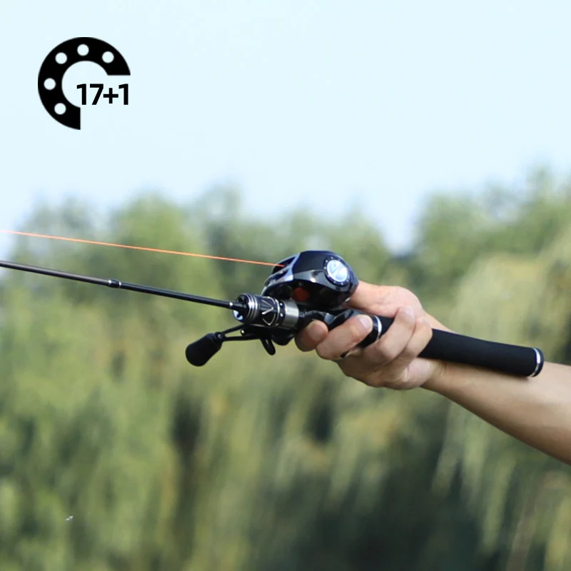 Taigek 7,1: 1 двойная чашка для Пресноводной рыбной ловли катушка 17+ 1 Ось 10 шестерни тормозное усилие 8 кг Максимальное сопротивление металлическая катушка для рыбалки