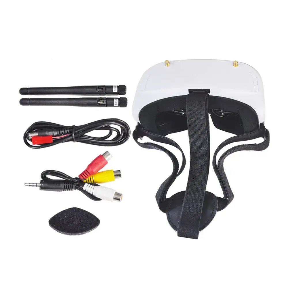 SKYZONE SJ RG01 5 8G 48CH FPV очки двойной дисплей разнообразие DVR с 3 7 V 1500mah батарея DJI 278g
