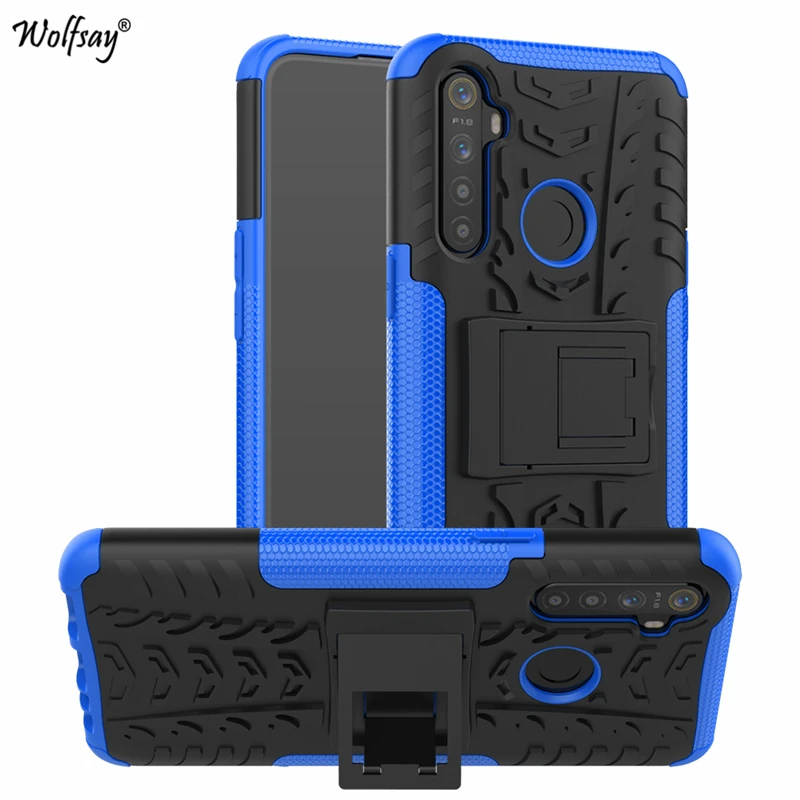 

Cover For Oppo Realme 5 Case Shockproof Rubber Bumper Dual Layer Armor Cover For Oppo Realme 5 Phone Case Realme 5 Real Me 5