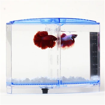 

Mini Fish Tank Aquarium Betta Box Transparent Arcylic Fish Breeding small aquarium Fish aquarium breeder box small fish tank