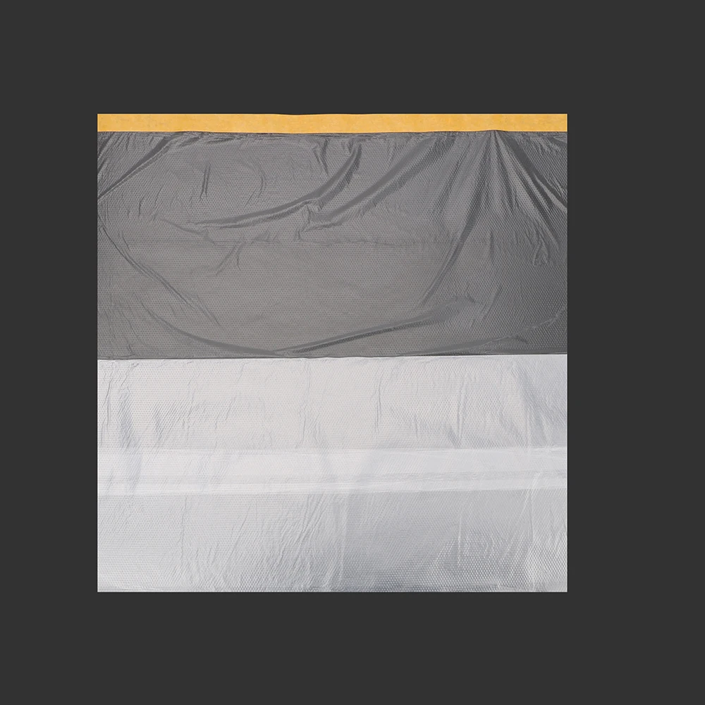 LEEPEE Masking Film Cover Dust Protection Spray Paint Protection Film Pre-Taped Plastic Drop Cloth for Car Paint Plastic Dip