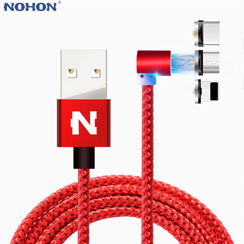 1 2 м зарядное устройство Micro USB кабель для iPhone samsung huawei Быстрая зарядка данных провод шнур магнит Тип C мобильный телефон Магнитный кабель