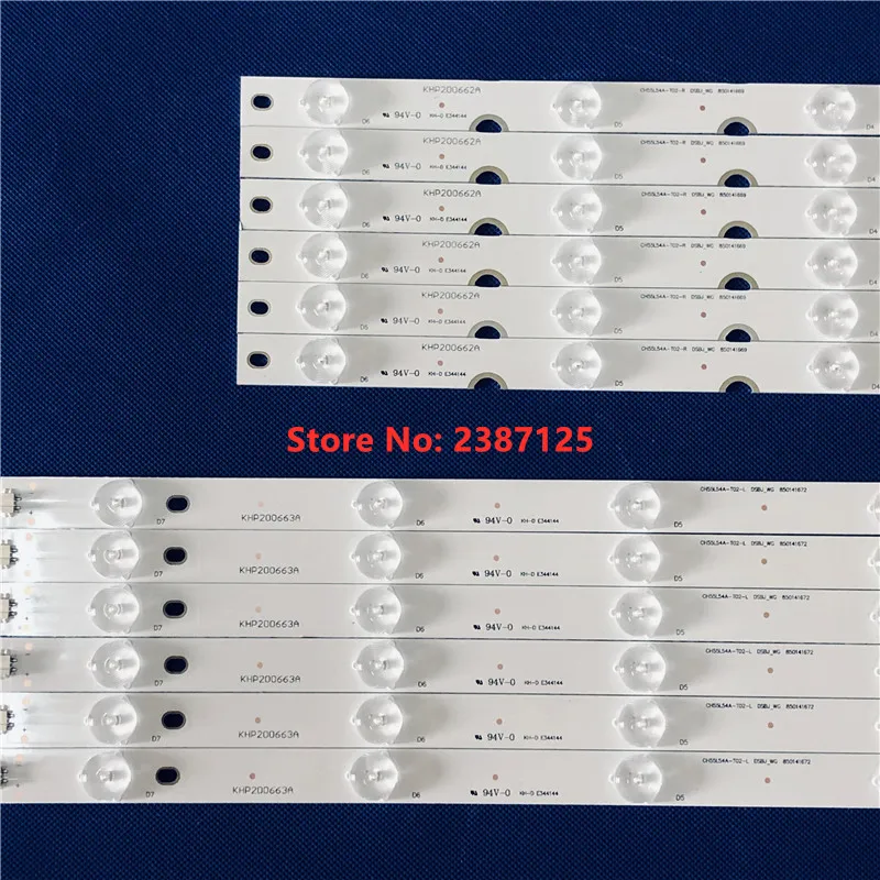 New12PCS 3VLED 스트립 13 램프 LB-C550U15-E2-L CHDMT55LB20 CHDMT55LB21_LED3030_V0.2 UD55D6000i 55A1U 55U1A 55U3C 55U1 LE55