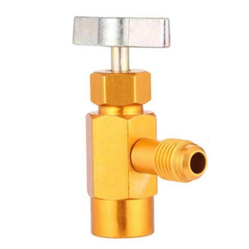 Details about   R-134a AC Refrigerant CAN TAP Dispensing Thread Adapter Valve 1/2" ACME R-134 US 