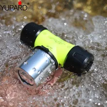 YUPARD XM-L2 led 30m T6 подводное плавание водонепроницаемый налобный фонарь для подводного плавания фара для велосипеда 3xAAA 1x18650 Аккумулятор для кемпинга