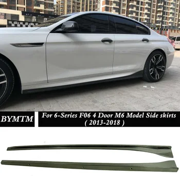 

3-D Style Carbon fiber 4Door Side skirts Fit For BMW 6-Series F06 M-Sport M6