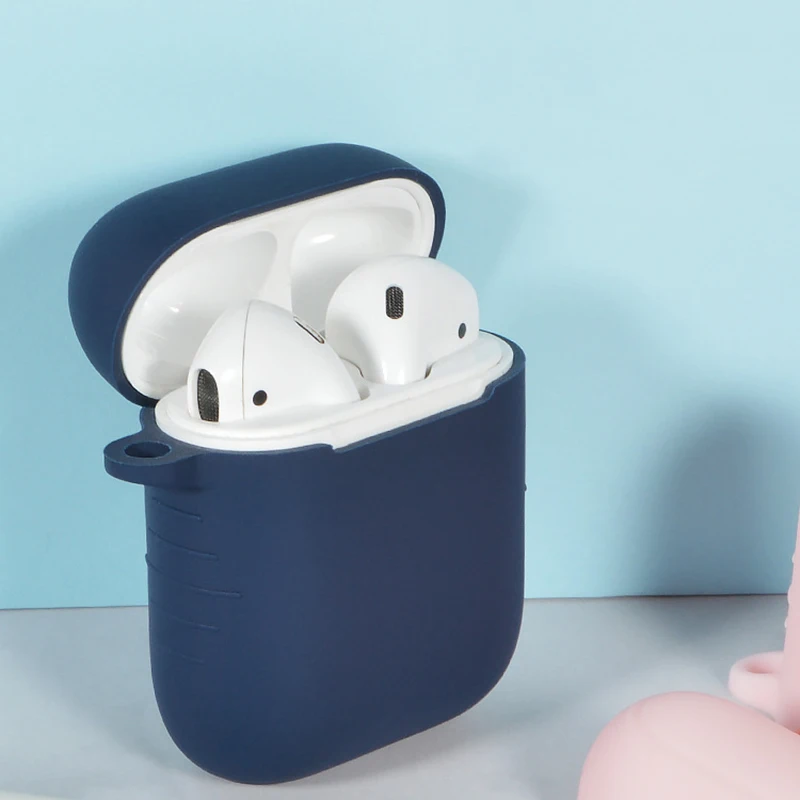 For AirPod 2 1 Чехол для наушников для AirPods, силиконовый чехол, милый мультяшный мягкий чехол для наушников для Apple AirPods, чехол для наушников, 3D аксессуары в виде мишки, коробка - Цвет: For AirPod 2 1