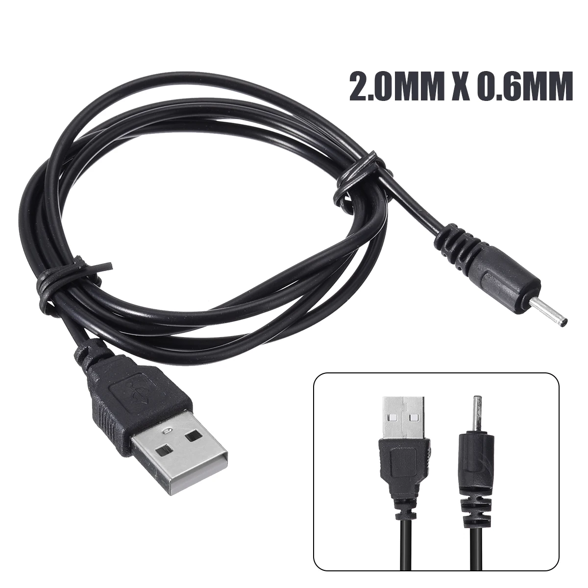 DC 2 0-5 5 мм круглое отверстие Зарядное устройство кабель USB V 0 A входящий штекер