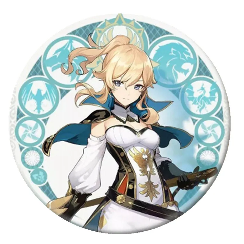 Free Shipping 58mm Online Game Genshin Impact Brooch Pin Cosplay Badge Accessories For Clothes Backpack Decoration gift