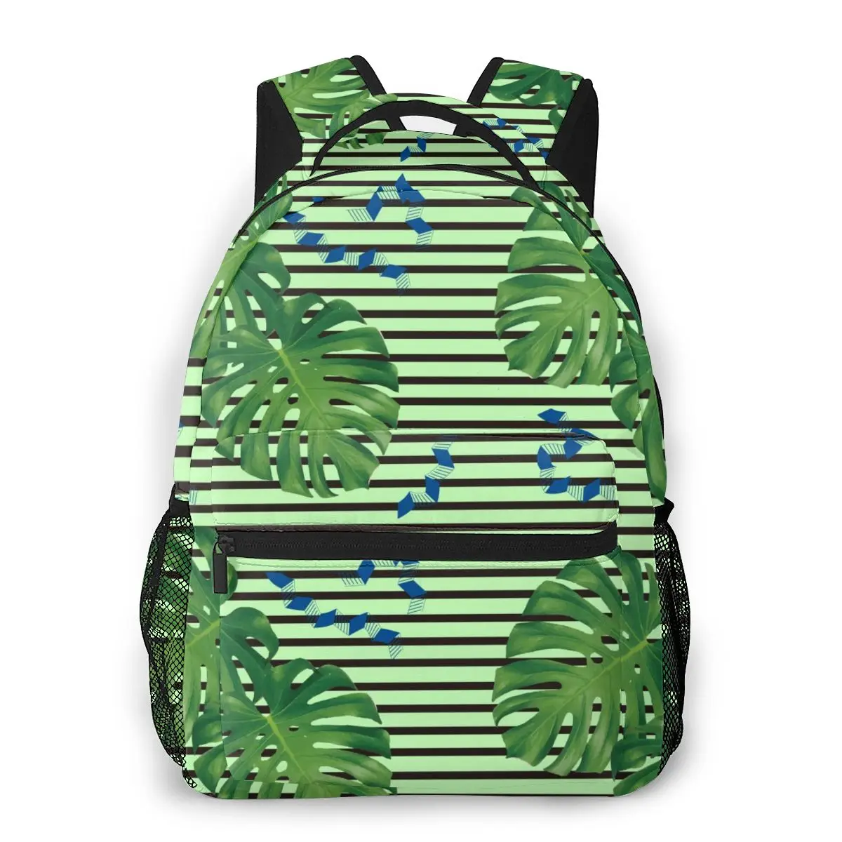 

Foliage Tropical Palm Leaf Designer School Bags for College Daypack