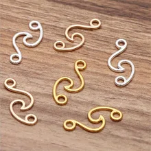

SIXTY TOWFISH 30 Pieces Jewelry Accessories DIY Handmade Materials Alloy 31*14 mm S Ring