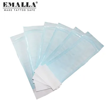

200PCS/Box EMALLA Self Sealing Sterilization Pouch Medium Size Disposable Clean Pouches For Tattoo Machine Tattoo Accessories