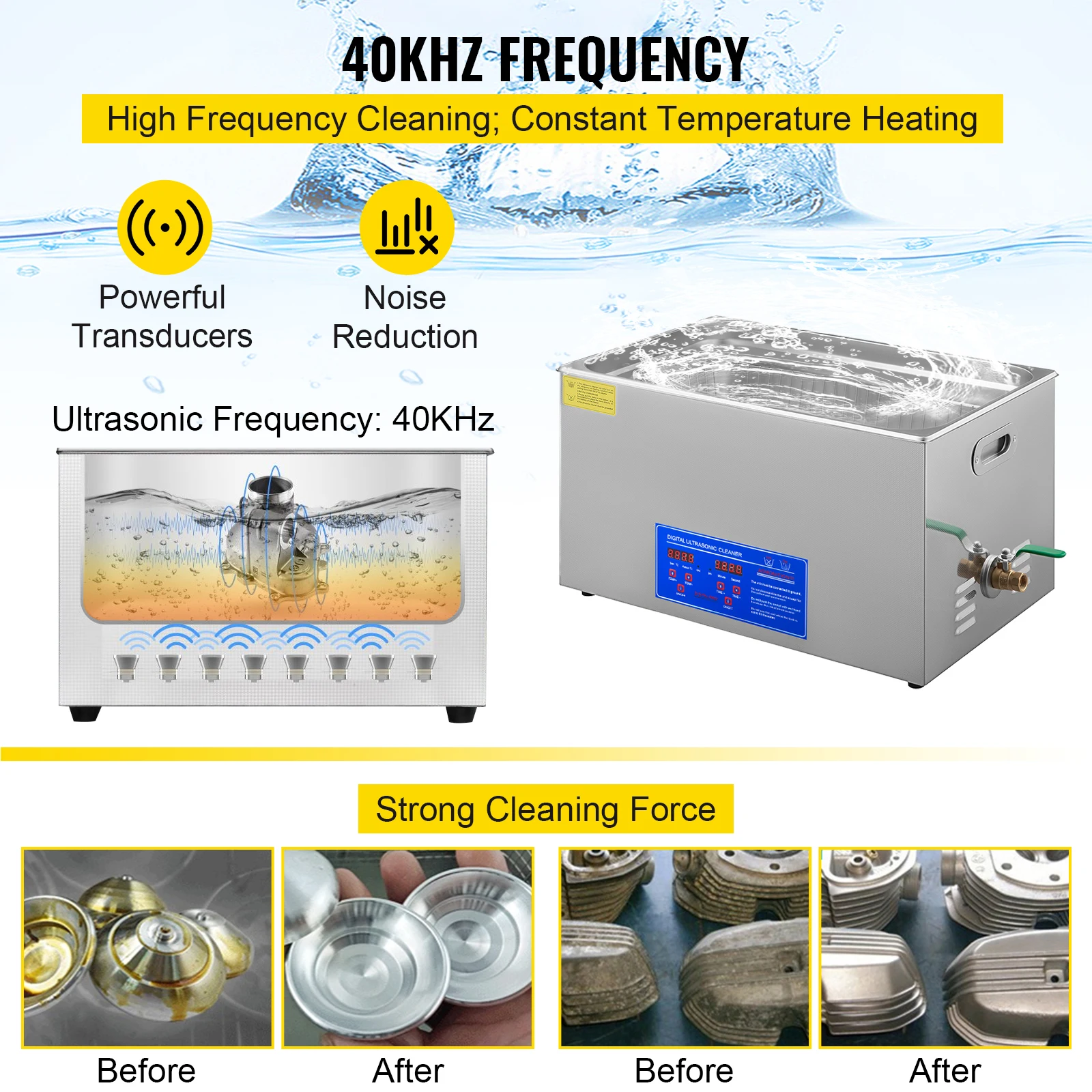ultrasonic cleaner, 26-30L, jewelry cleaner