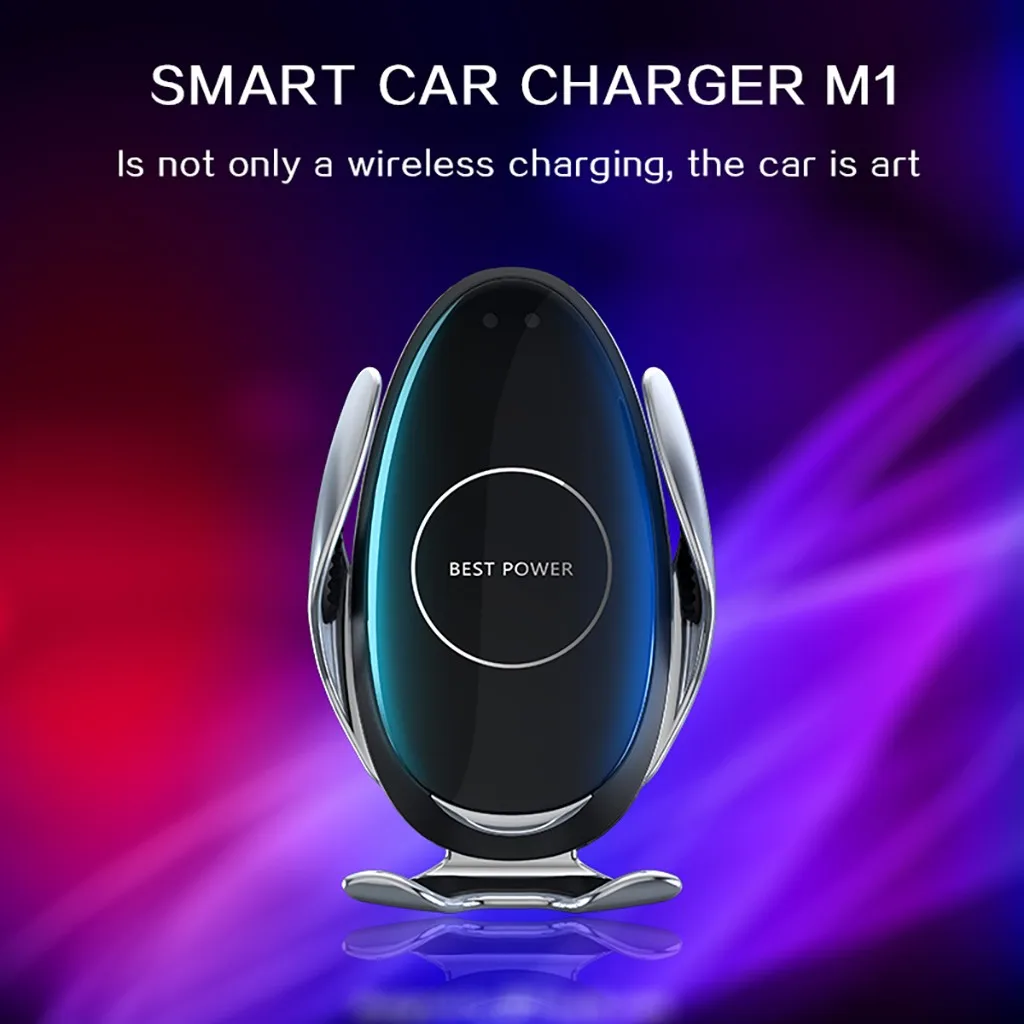 QI Сертифицированный Adjustabl беспроводная Подставка для зарядки 10 Вт для samsung 7,5 Вт для зарядки Iphone inalarmbrico бесконтактная заарядка# G30