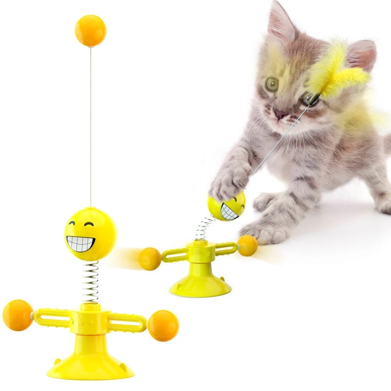2020 Забавный Кот Игрушка проигрыватели палка-игрушка для кота Pet ветряная