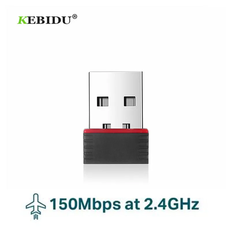 Kebidu 150Mbps Mini Usb Wireless Wifi Adapter Wi Fi Network Lan Card Rtrtl8188 Scheda Di Rete Adattatore Per Pc Desktop
