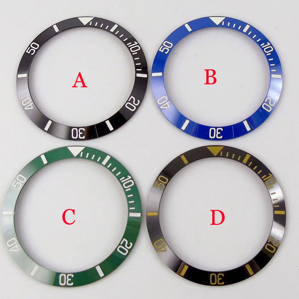

New Blue/Green Ceramic 38mm Watch Bezel Insert Ring for 40mm SUB Wristwatch